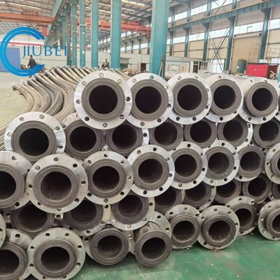 평활 표면 UHMWPE 파이프 용이한 설치  높은 마모 방지