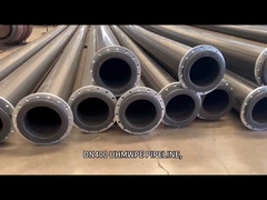 플랑자 UHMWPE 광산 배설물 배출 파이프 라인