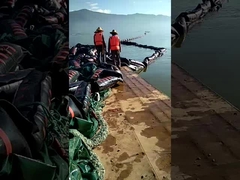 2형 실트 커튼 붐 부유식 항구 유형 1 탁도 커튼 설계 오일 방제