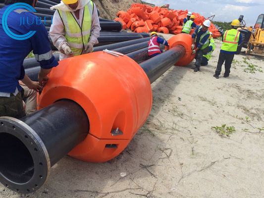 작은 플라스틱 Hdpe 파이프 물에 떠있는 사람은 해양 Hdpe 플로팅 평저선을 위해 뜹니다