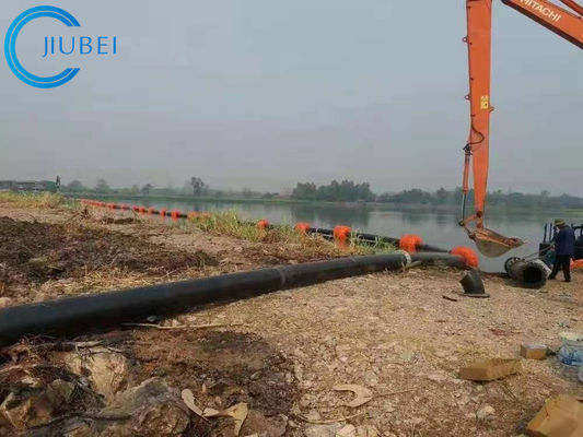 HDPE 강바닥 파기 파이프라인 송수관 광산 찌꺼기 준설관 20-400Mm