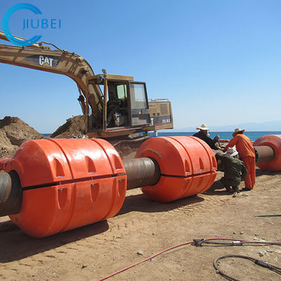 수중생물 배양 폴리에틸렌 부양 구조를 채굴하여 충전된 폴리 HDPE 파이프 물에 떠있는 사람 플랫폼 거품