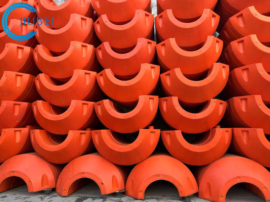 플랫폼 HDPE 파이프 물에 떠있는 사람 뜬 관로 HICL 준설기 조선소는 파이프 고무 호스를 준설하는 것 표류합니다