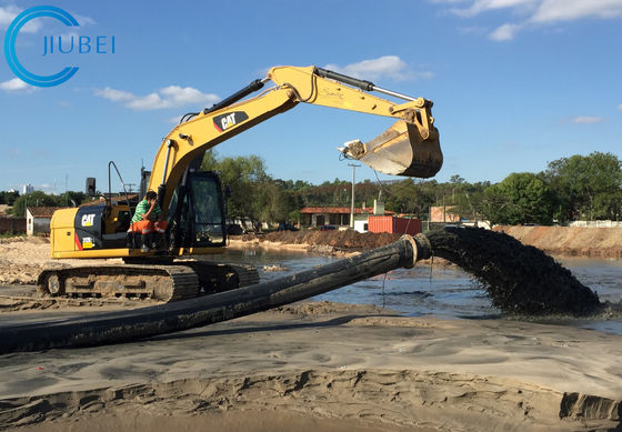 뜬 관로 준설기 HDPE 파이프 PE100 모래 방출을 준설하기
