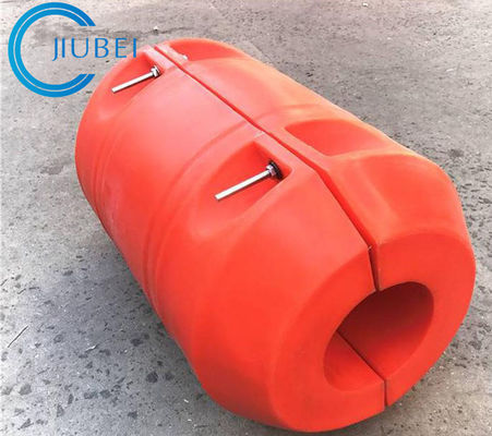 충전된 PU 거품과 UHMWPE / HDPE 파이프 물에 떠있는 사람들 내경 355 밀리미터
