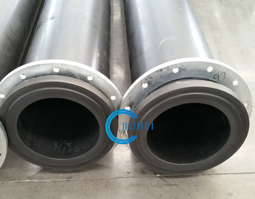 착용 저항성 검은 유연 UHMWPE 파이프 S 산업 파이프 시스템
