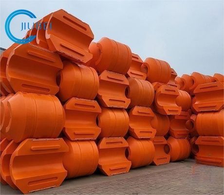 DN315 HDPE 파이프는 PE 껍질과 고밀도 PU 폼 채우기로 떠 있습니다.