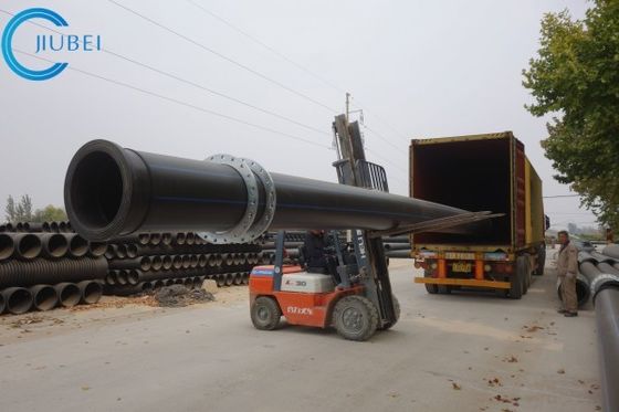 용접 연결 DN500 HDPE 파이프 라인 및 우수한 유연성
