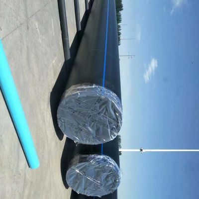 우수한 충격 저항과 철강 플랜지를 가진 HDPE PE100 드래거 파이프