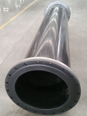 우트라 튼튼한 플랜지 연결 UHMWPE 슬러리 파이프