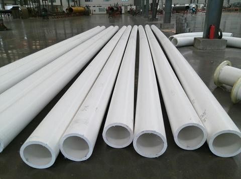 플랜지 연결된 유체 운송용 UHMWPE 드래거 파이프