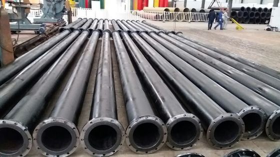 마모 저항 충격 강도 ISO9001 CE 인증 1-12m 길이의 UHMWPE 파이프
