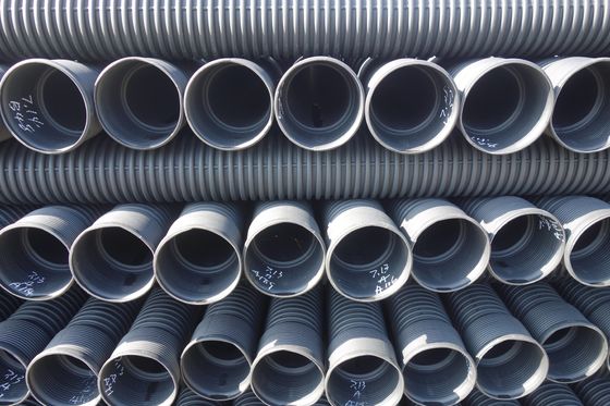 DN200-800mm Dredging HDPE 파이프 물 배류를 위한 이중 벽 류류 된 벨로