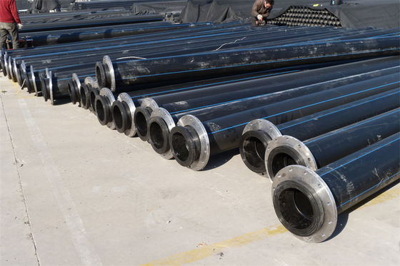 용접 연결 용어 HDPE 파이프 흰색과 파란색 스트립 다양한 용어 용어 프로젝트