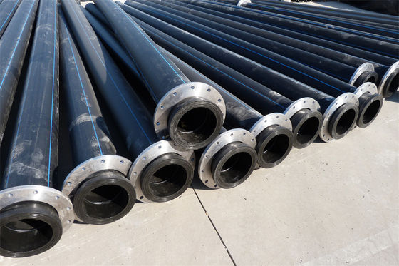 웰딩 연결 드래깅 HDPE 파이프 -60-80도 온도 사용자 정의 두께