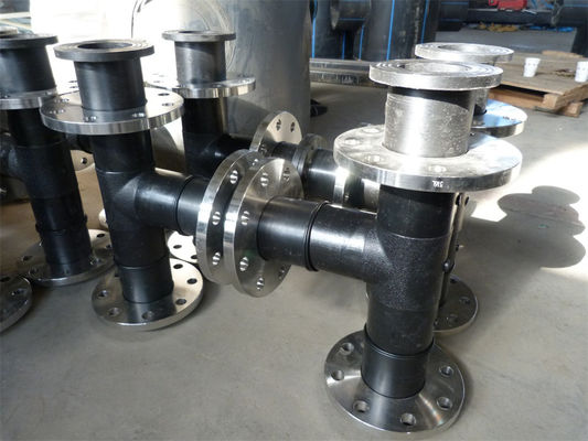 웰딩 연결 드래깅 HDPE 파이프 -60-80도 온도 사용자 정의 두께