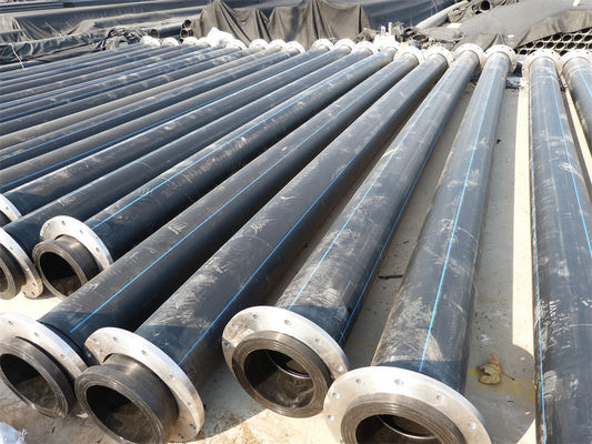 웰딩 연결 드래깅 HDPE 파이프 -60-80도 온도 사용자 정의 두께